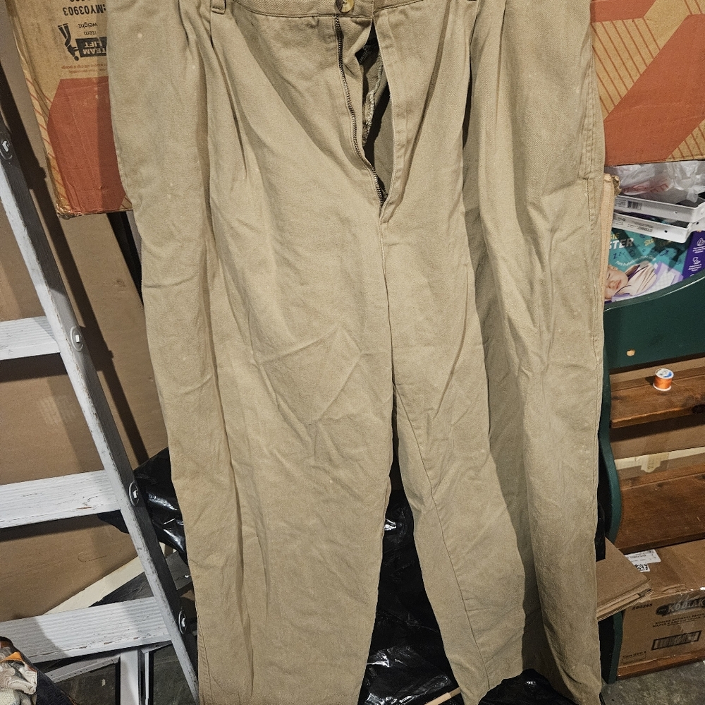 J Riggings Mens Pants Size 40 Tan Khakis